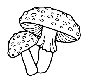 Mushrooms Tattoo Meaning, PNG and SVG