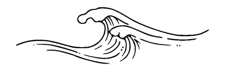 Ocean Wave Tattoo Meaning, PNG and SVG