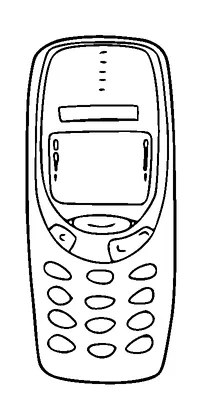 Old Nokia Mobile Phone Tattoo Meaning, PNG and SVG