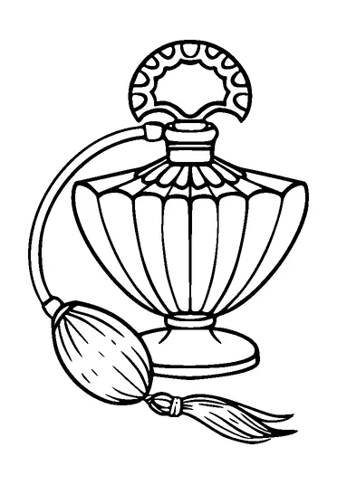 Old Perfume Spray Bottle Tattoo Meaning, PNG and SVG