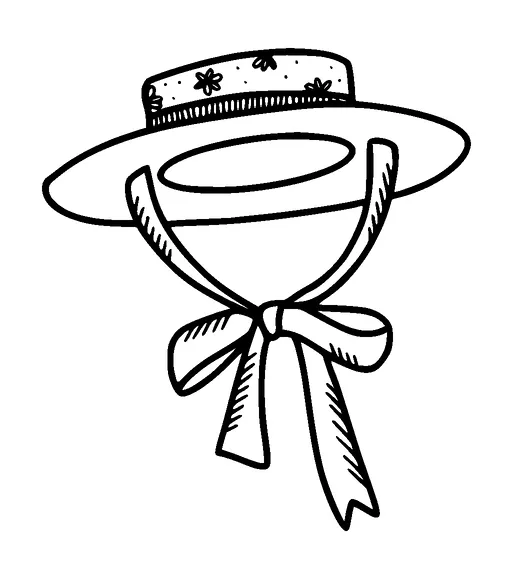 Old Summer Hat Tattoo Meaning, PNG and SVG