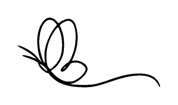 One Line Butterfly Tattoo Meaning, PNG and SVG