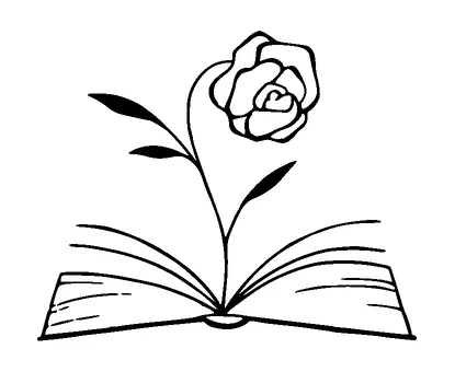 Opened Book With Rose Tattoo Meaning, PNG and SVG