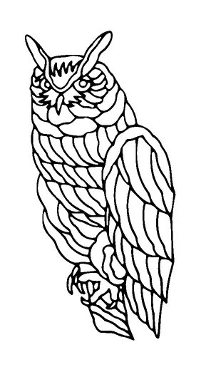 Owl Tattoo Meaning, PNG and SVG