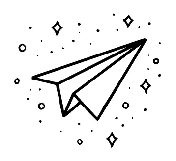 Paper Airplane Tattoo Meaning, PNG and SVG