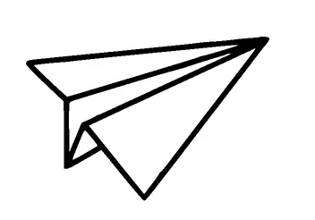 Paper Plane Tattoo Meaning, PNG and SVG