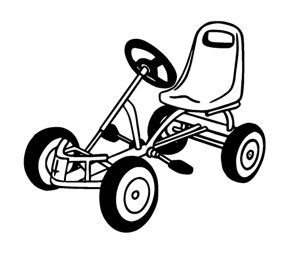 Pedal Go-kart For Kids Tattoo Meaning, PNG and SVG