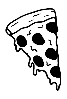 Pizza Slice Tattoo Meaning, PNG and SVG