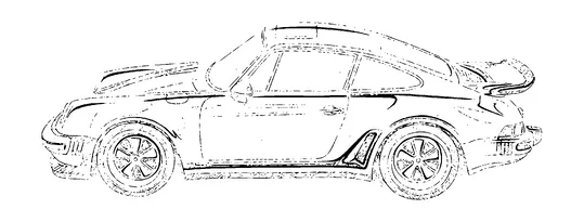 Porsche Side View Drawing Tattoo Meaning, PNG and SVG