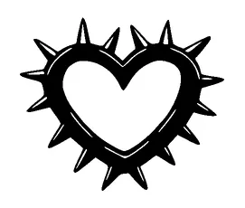 Punk Heart Tattoo Meaning, PNG and SVG