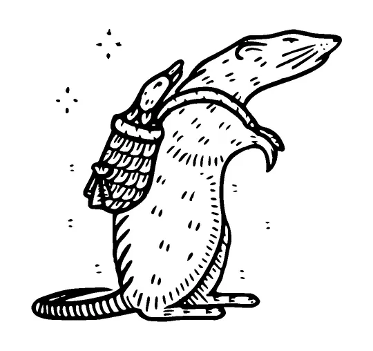 Rat With Back Pack Tattoo Meaning, PNG and SVG