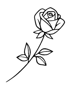 Rose Tattoo Meaning, PNG and SVG