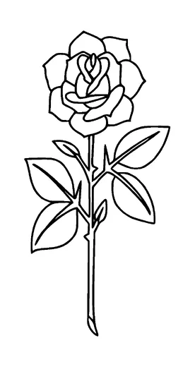 Rose Tattoo Meaning, PNG and SVG