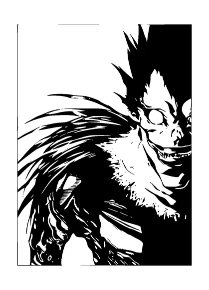 Ryuk Tattoo Meaning, PNG and SVG