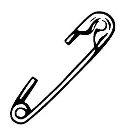 Safety Pin In Skin Tattoo Meaning, PNG and SVG