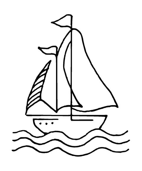 Sailboat Tattoo Meaning, PNG and SVG