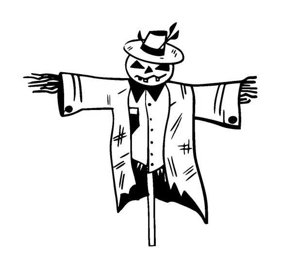 Scarecrow Tattoo Meaning, PNG and SVG