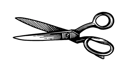 Scissors Tattoo Meaning, PNG and SVG