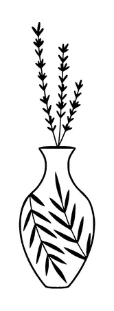 Simple Vase Tattoo Meaning, PNG and SVG