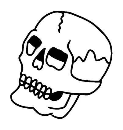 Skull Tattoo Meaning, PNG and SVG