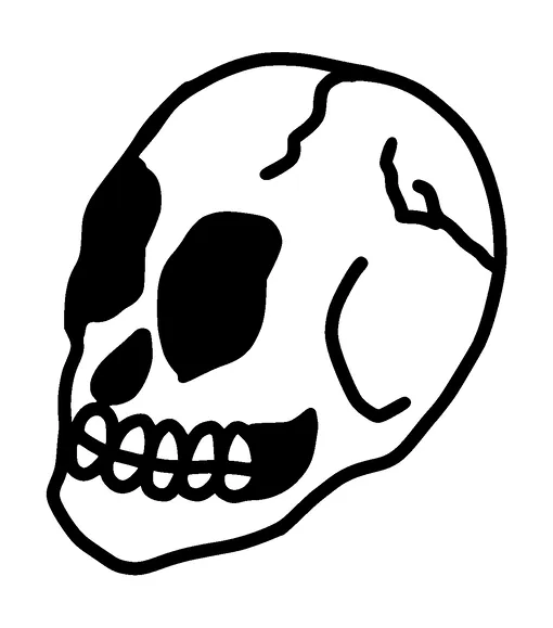 Skull Tattoo Meaning, PNG and SVG