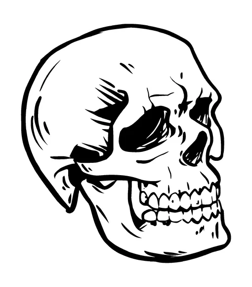 Skull Tattoo Meaning, PNG and SVG