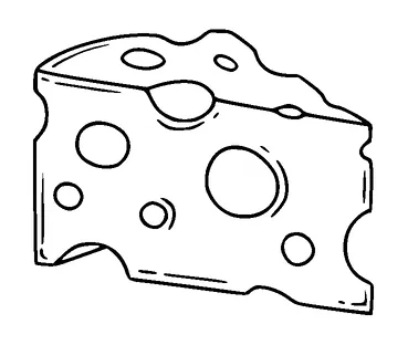 Slice Of Cheese Tattoo Meaning, PNG and SVG