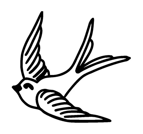 Small Birds Tattoo Meaning, PNG and SVG