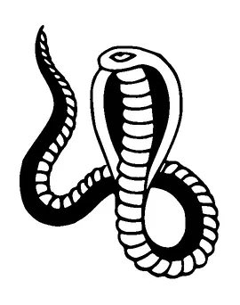 Small Cobra Tattoo Meaning, PNG and SVG