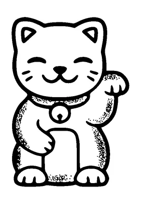 Small Cute Cat Tattoo Meaning, PNG and SVG