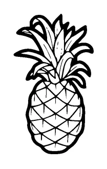 Small Pineapple Tattoo Meaning, PNG and SVG