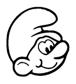 Smurfs Head Tattoo Meaning, PNG and SVG