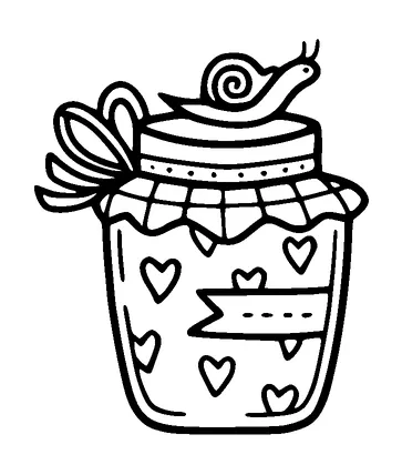 Snail On Jar Tattoo Meaning, PNG and SVG