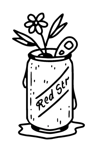 Soda Can With Flowers In It Tattoo Meaning, PNG and SVG