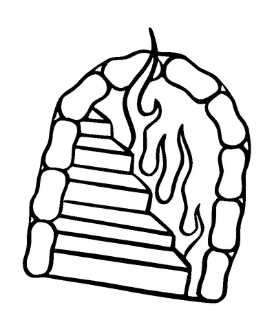 Stairway To Hell Tattoo Meaning, PNG and SVG