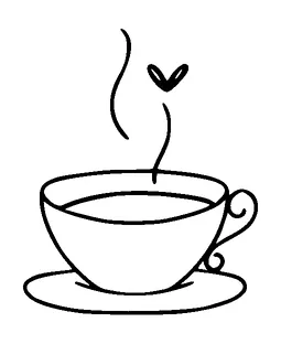 Tea Cup Tattoo Meaning, PNG and SVG