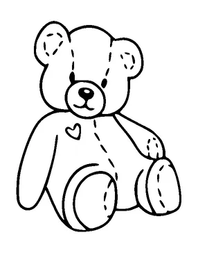 Teddy Bear Tattoo Meaning, PNG and SVG