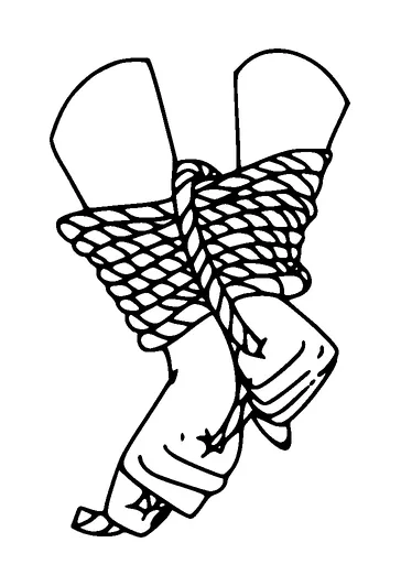 Tied Up Hands Tattoo Meaning, PNG and SVG