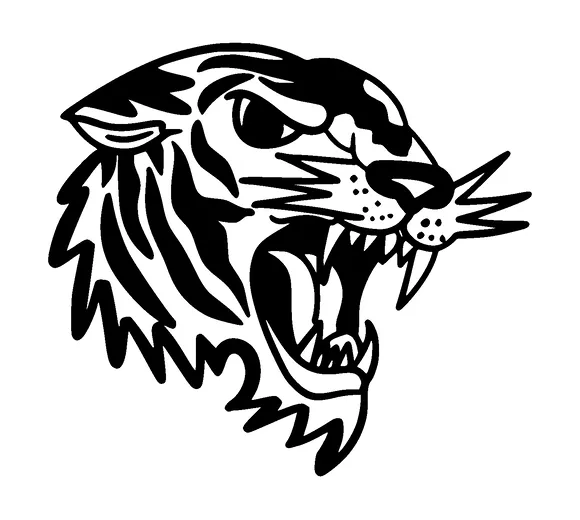 Tiger Head Tattoo Meaning, PNG and SVG