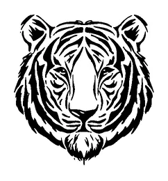 Tiger Head Tattoo Meaning, PNG and SVG