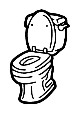 Toilet Tattoo Meaning, PNG and SVG