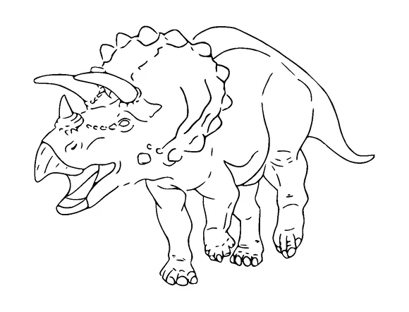 Triceratops Front Tattoo Meaning, PNG and SVG