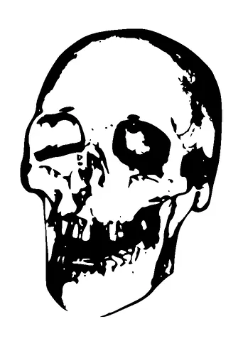 Ugly Skull Tattoo Meaning, PNG and SVG