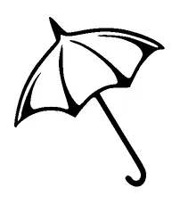 Umbrella Tattoo Meaning, PNG and SVG