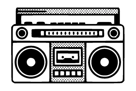 Vintage Boombox Tattoo Meaning, PNG and SVG