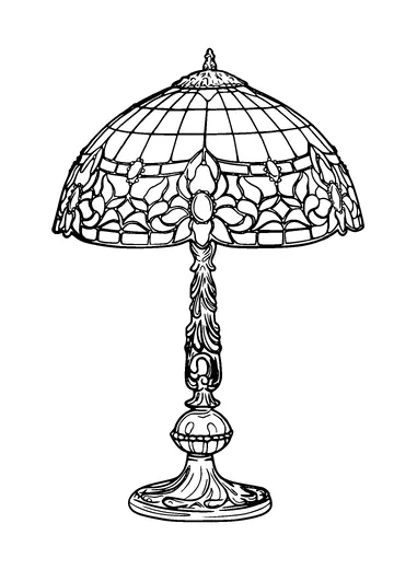 Vintage Lamp Tattoo Meaning, PNG and SVG