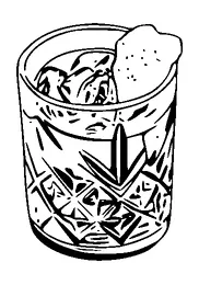 Whiskey Glass Tattoo Meaning, PNG and SVG