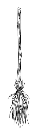 Witches Broom Tattoo Meaning, PNG and SVG