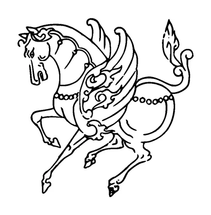 Horse With Wings Tattoo Meaning, PNG and SVG